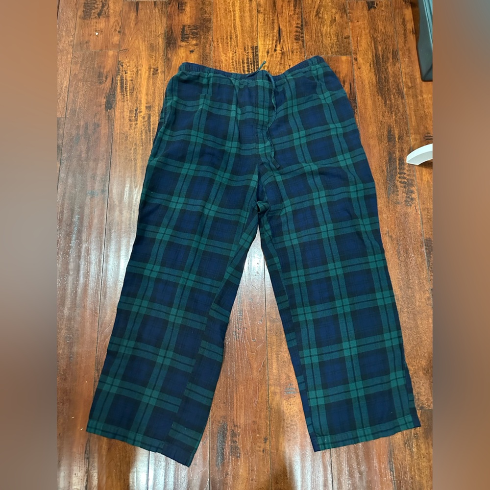 Sonoma Men's Plaid lounge pants  in Green and Blue xL